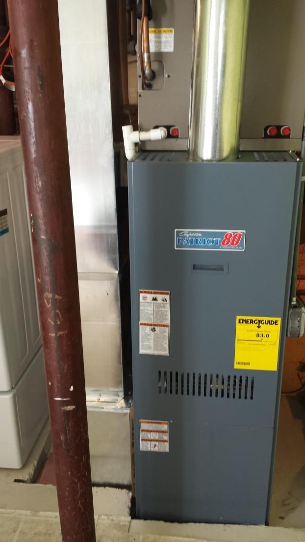 A recent furnace job in the  area