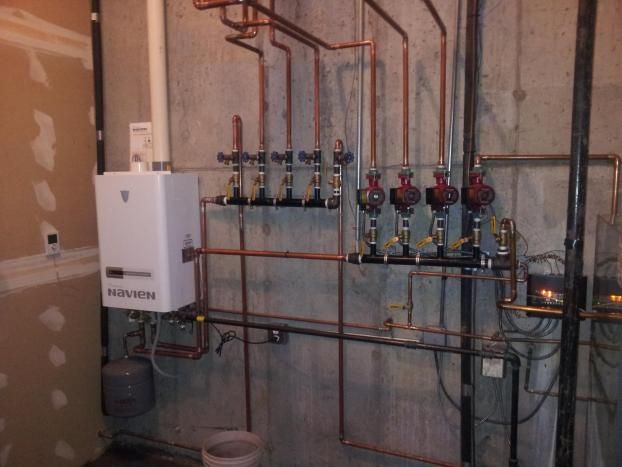 A recent natural gas boiler installation company job in the  area