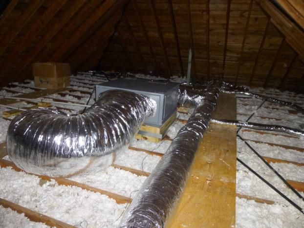 A recent hvac installation company job in the  area