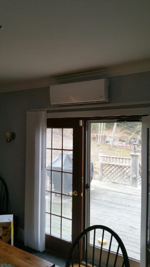 A recent air conditioning installation contractor job in the  area
