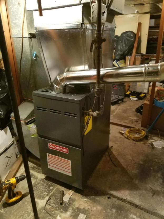 A recent furnace installation companies job in the  area