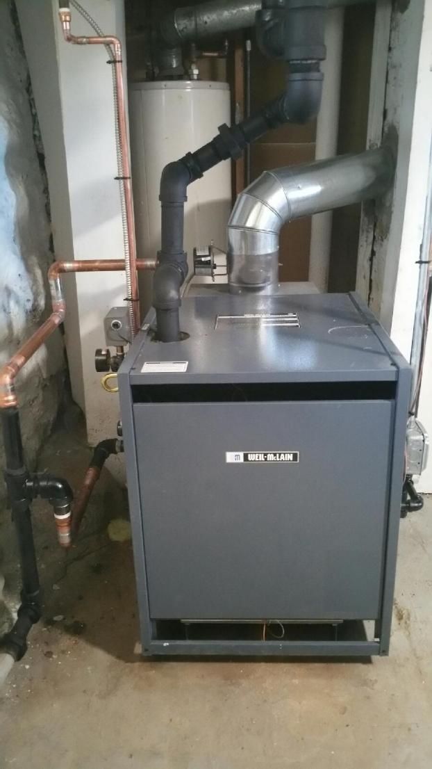 A recent natural gas boiler installation company job in the  area