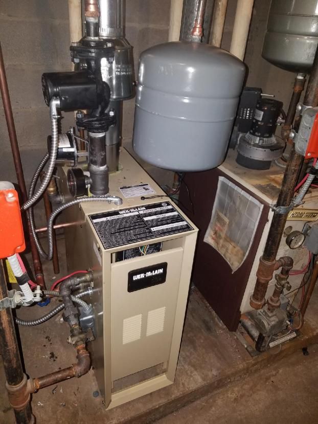 A recent boiler installation job in the  area
