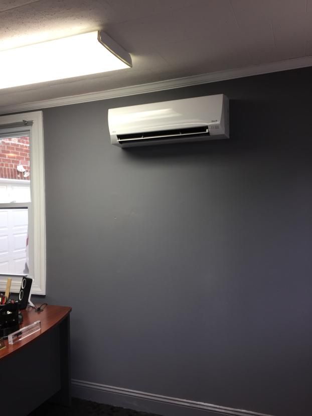A recent air conditioning installation job in the Mamaroneck, NY area