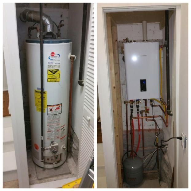 A recent boiler installation company job in the  area