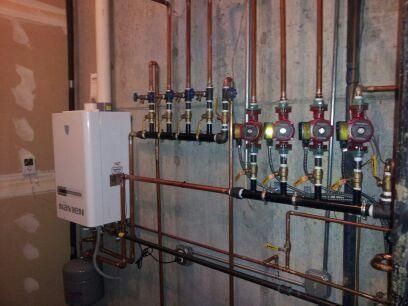 A recent oil to gas heating job in the  area