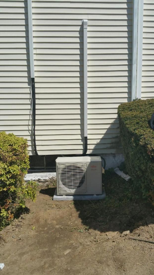 A recent air conditioning installation contractor job in the  area
