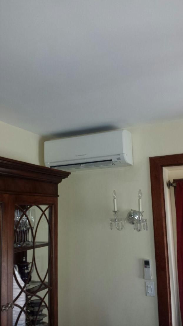 A recent air conditioner installer job in the  area
